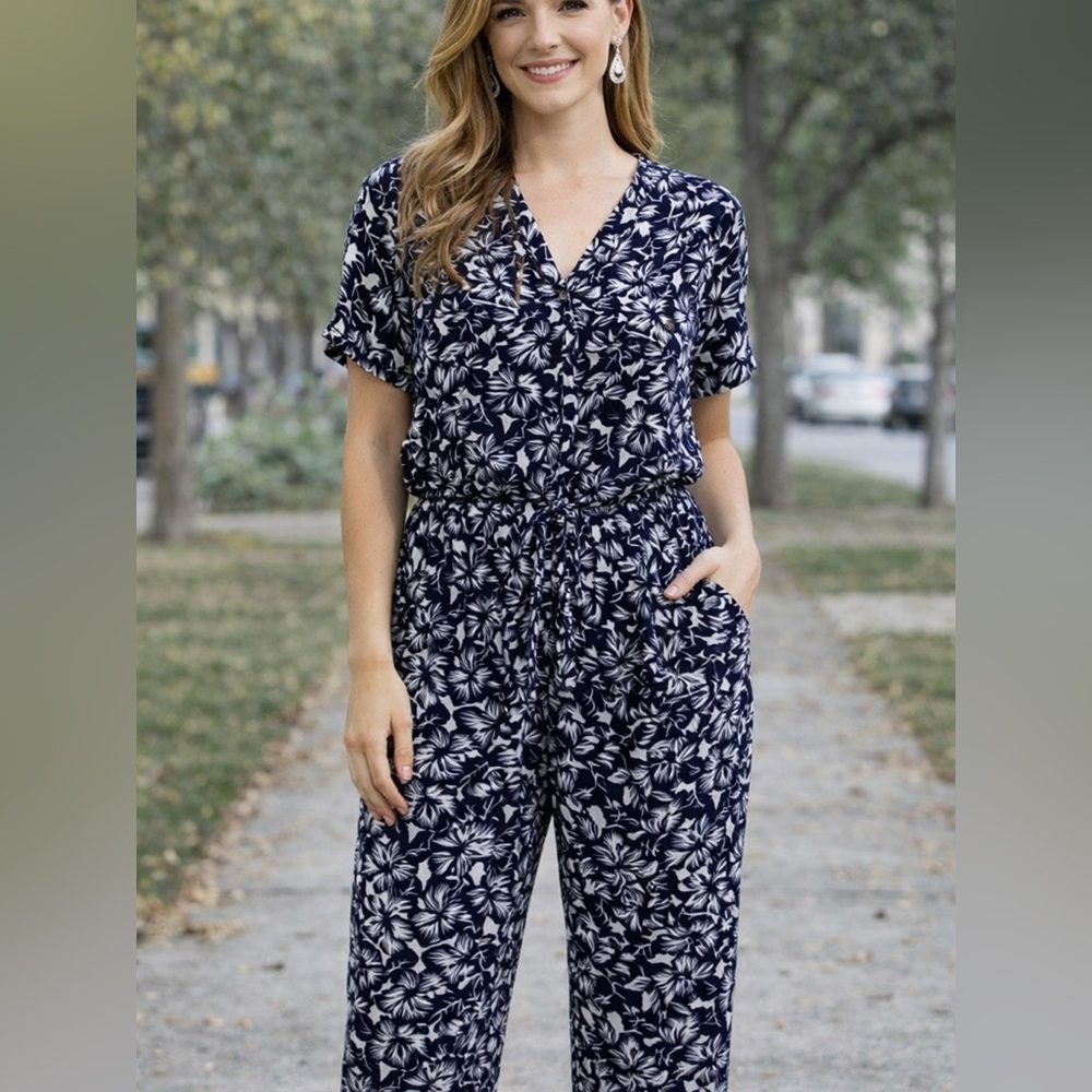 Michael Kors jumper - dress size  XL flower print
